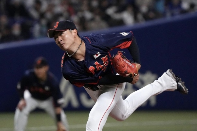 다카하시 히로토./사진=일본 야구국가대표팀 공식 SNS 갈무리