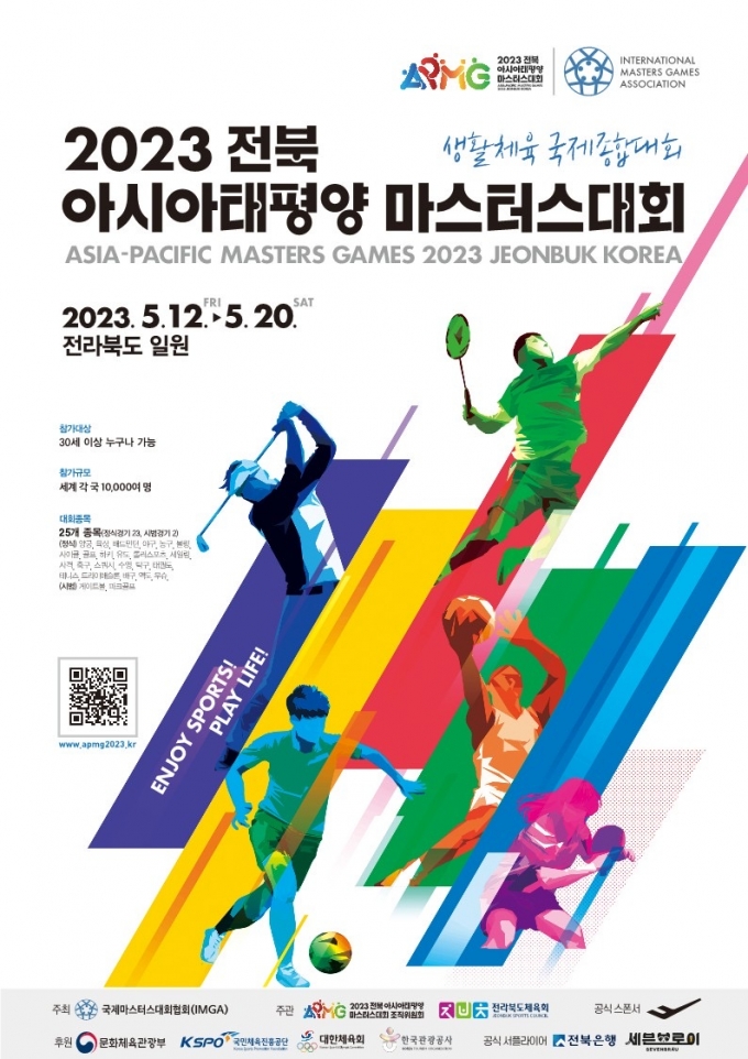 전 세계 생활체육인들 전북에 모였다..'아·태 마스터스대회' 개막