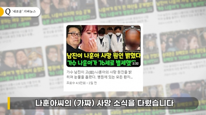 나훈아 사망설→교통사고 영상도 등장?…140만명 속인 가짜뉴스