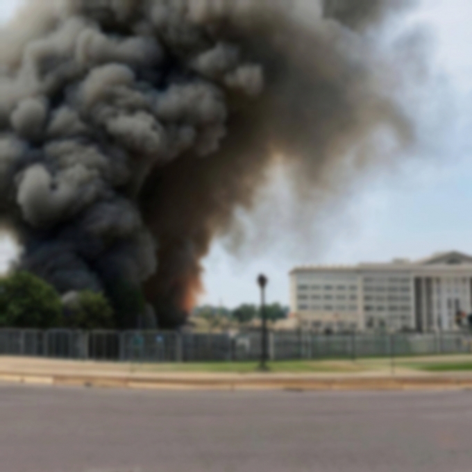 22일(현지시간) NBC 방송, AFP통신 등에 따르면 미국 워싱턴DC에 있는 국방부 청사 펜타곤 인근에서 폭발이 발생했다고 주장하는 게시물이 트위터 등 SNS(소셜네트워크서비스)에 확산됐다. /사진=트위터