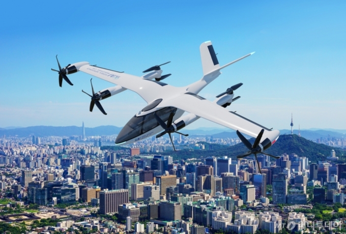 KAI에서 제안하는 AAV(미래형항공기체) 가상 비행 장면 /사진제공=KAI