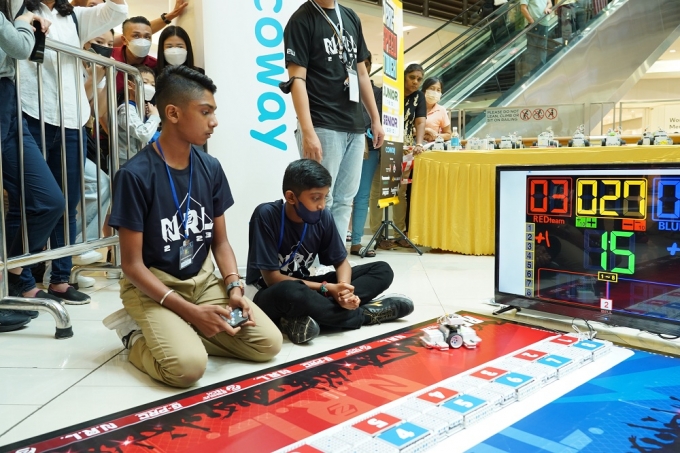 에이럭스, '2023 글로벌 로봇 대회 G-PRC' 말레이시아 해외 예선 현장 /사진=에이럭스