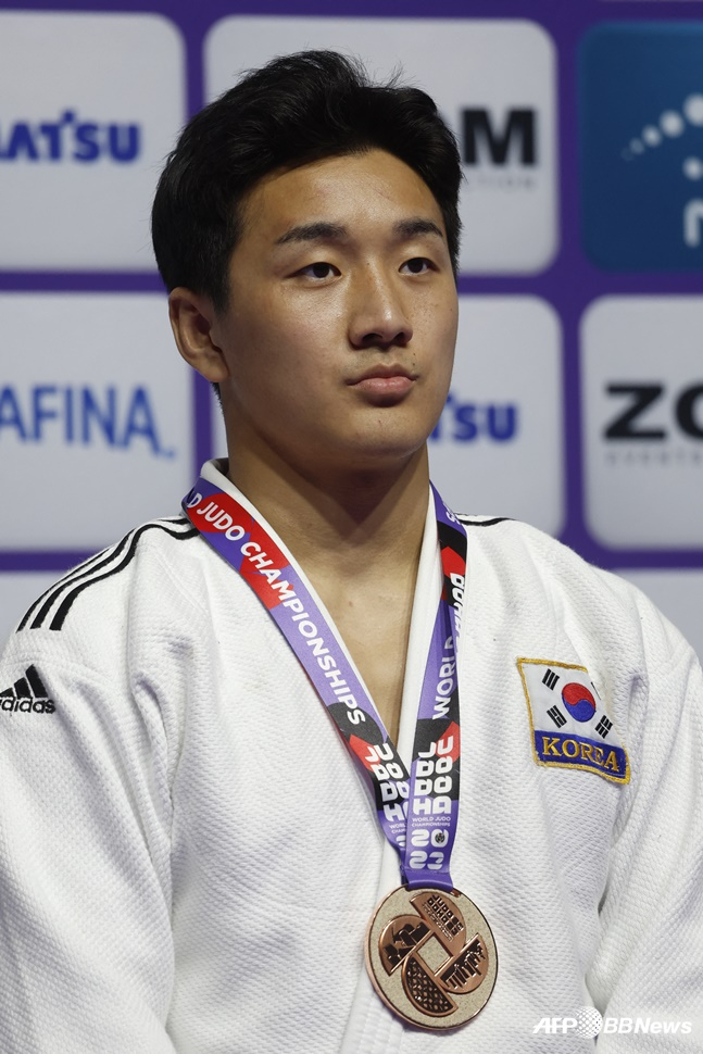 올 세계선수권에서 동메달을 목에 걸었던 이준환. /AFPBBNews=뉴스1