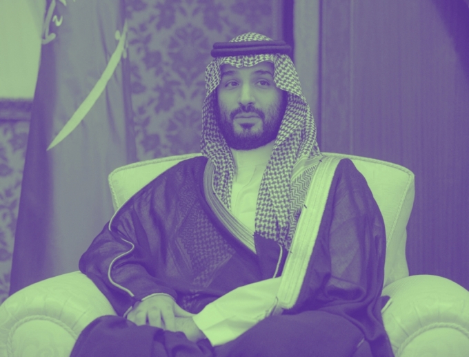 (제다 로이터=뉴스1) 장성희 기자 = 지난 6월7일(현지시간) 사우디아라비아 제다에서 무함마드 빈살만 왕세자가 안토니 블링컨 미국 국무장관과의 회담 자리에 앉아있다. /그래픽=PADO