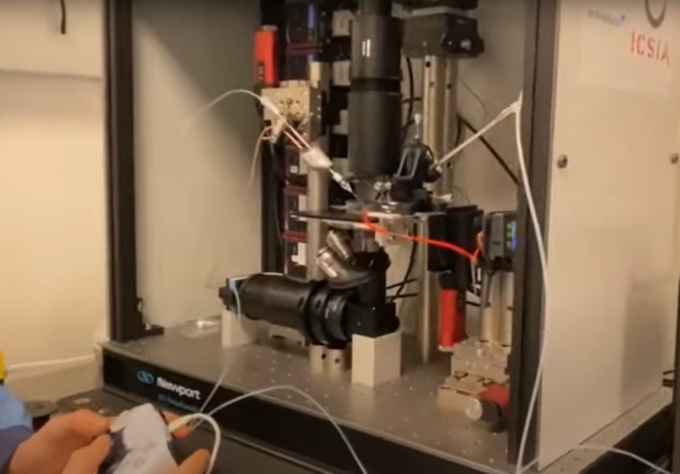 난임치료 스타트업 오버처라이프의 시험관 시술 로봇./ 유튜브(Edgar Chang) 갈무리