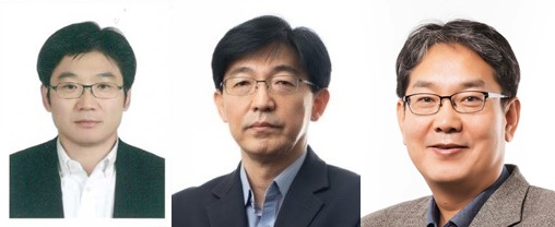 왼쪽부터 김대원 부사장, 김동현 부사장, 이성희 부사장