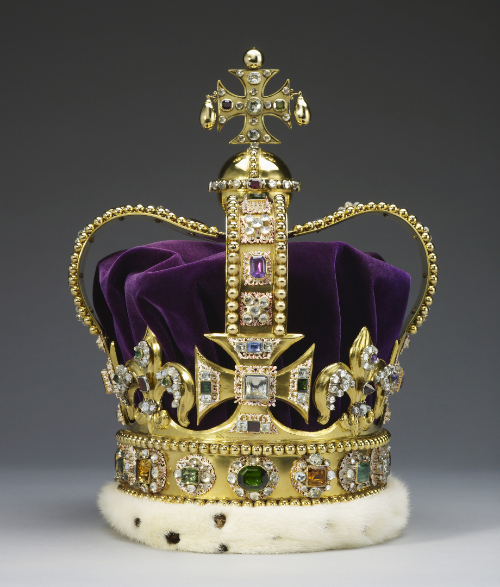 찰스3세의 대관식에 썼던 성 에드워드 왕관. 15개 영연방왕국 국가원수의 상징적 왕관이다./사진제공=영국 왕실 홈페이지