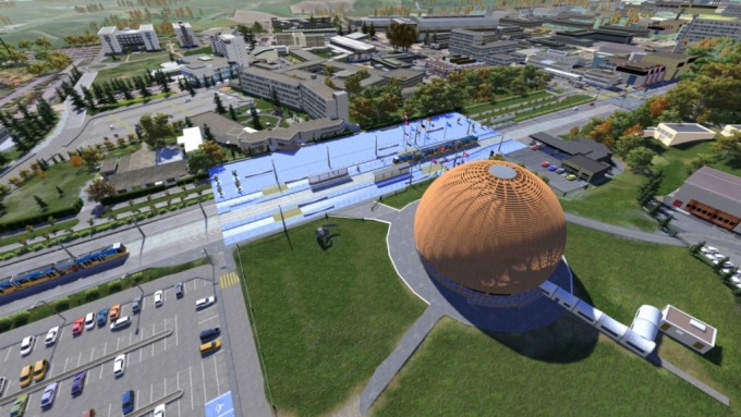 스위스 제네바 인근과 프랑스 국경에 걸쳐 있는 세계 최대 입자가속기 연구소 유럽입자물리연구소(CERN) 전경. /사진=CERN