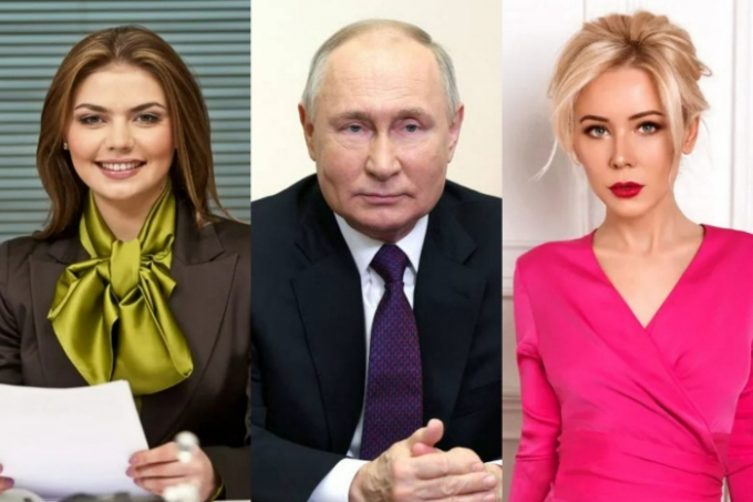 (왼쪽부터) 리듬체조선수 출신 정치인 알리나 카바예바, 블라디미르 푸틴 러시아 대통령, 준정부기관 대표 카디아 미줄리나 /사진=야후재팬 캡처, 뉴스1, 더 선 홈페이지 캡처