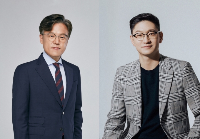 (왼쪽부터) 장철혁 SM 대표이사와, 탁영준 공동대표시 내정자/사진제공=에스엠