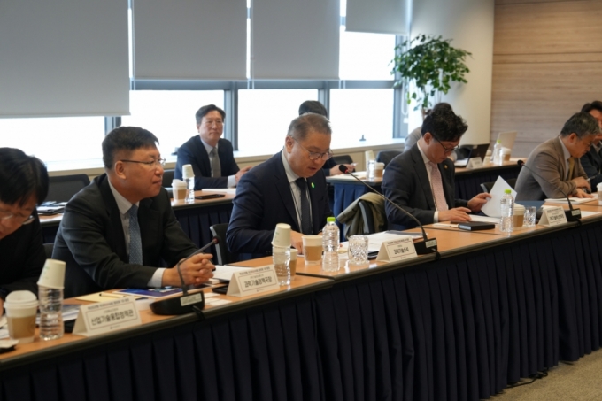 혁신도전형 국가R&D사업 협의체가 14일 출범했다. 박상욱 과학기술 수석이 참석해 발언하고 있다. /사진=과학기술정보통신부