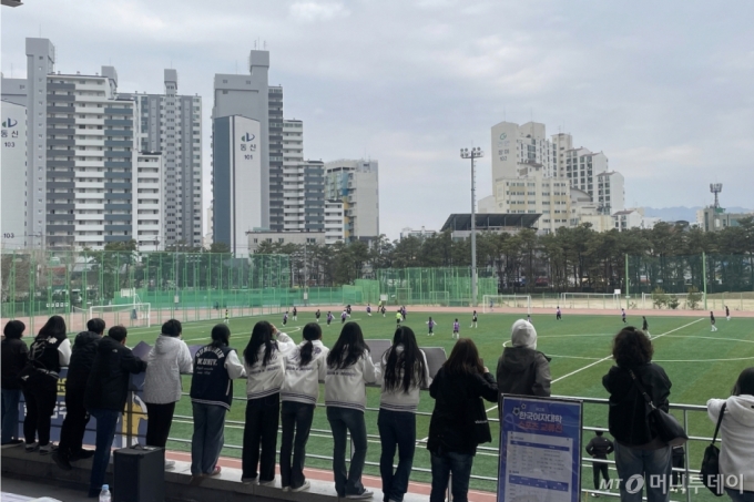 22일 한국여자대학총장협의회가 주최한 '한국여자대학 스포츠 교류전'이 열렸다. /사진=김지성 기자
