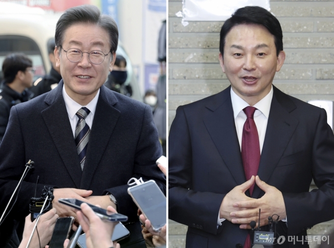 (왼쪽부터)이재명 더불어민주당 대표, 원희룡 전 국토교통부 장관/사진=뉴시스