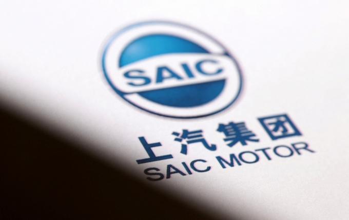 중국 국영 상하이자동차(SAIC) 회사 로고./로이터=뉴스1