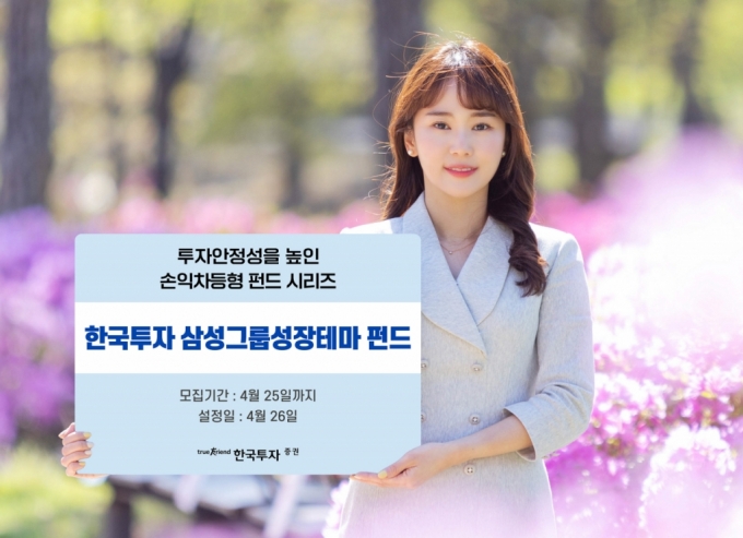 한국투자증권, 손익차등형 '한국투자 삼성그룹성장테마 펀드' 판매