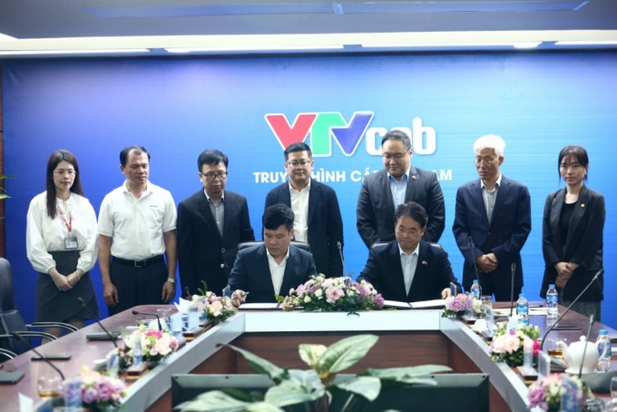 고양시-VTV케이블 지난 15일 방송영상산업 활성화를 위한 업무협약을 체결했다./사진제공=고양시