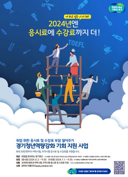 '경기청년 역량강화 기회 지원 사업' 포스터./사진제공=경기도