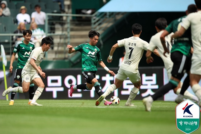 전북현대-대구FC 경기. /사진=한국프로축구연맹 제공
