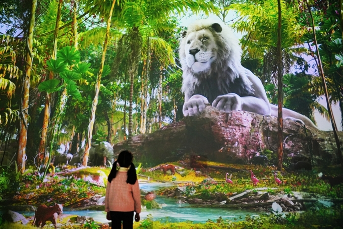 체험형 미디어파크 '원더파크' 내 위대한 숲의 파노라마